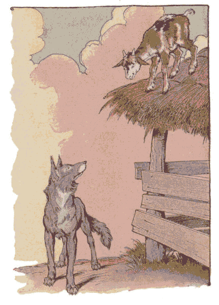 [Illustration] from Aesop for Children by Milo Winter