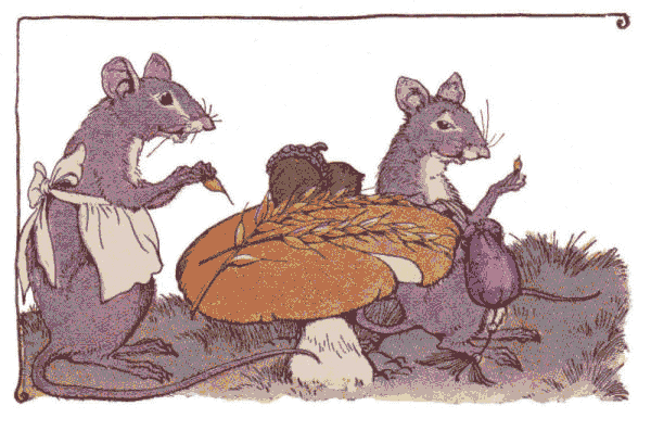 [Illustration] from Aesop for Children by Milo Winter