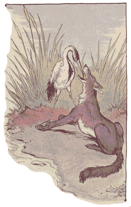 [Illustration] from Aesop for Children by Milo Winter