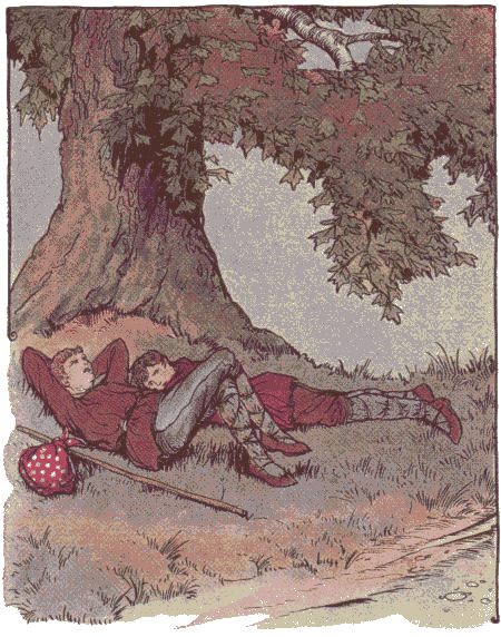 [Illustration] from Aesop for Children by Milo Winter