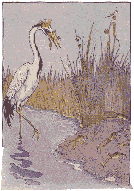 [Illustration] from Aesop for Children by Milo Winter