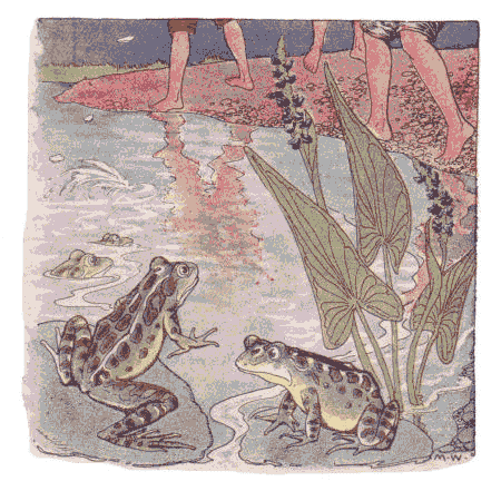 [Illustration] from Aesop for Children by Milo Winter