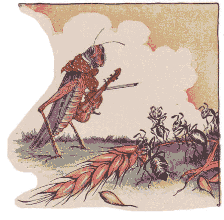 [Illustration] from Aesop for Children by Milo Winter