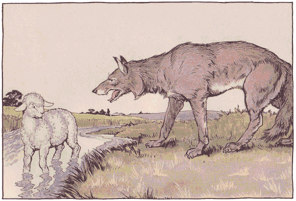 [Illustration] from Aesop for Children by Milo Winter