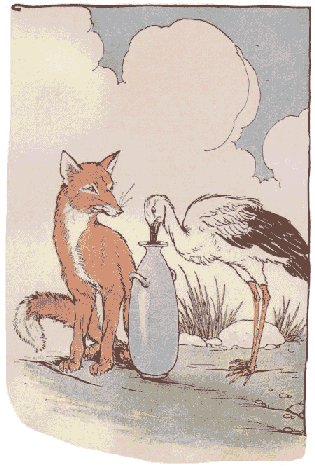 [Illustration] from Aesop for Children by Milo Winter