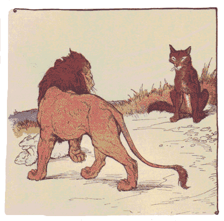 [Illustration] from Aesop for Children by Milo Winter