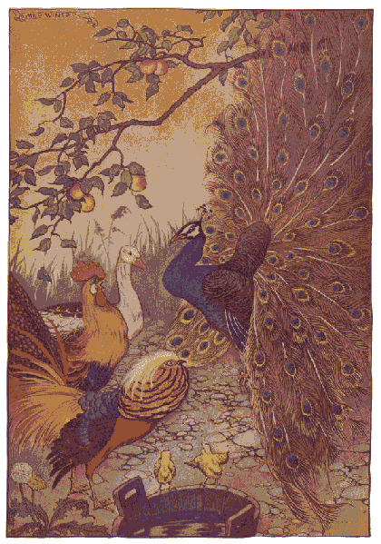 [Illustration] from Aesop for Children by Milo Winter