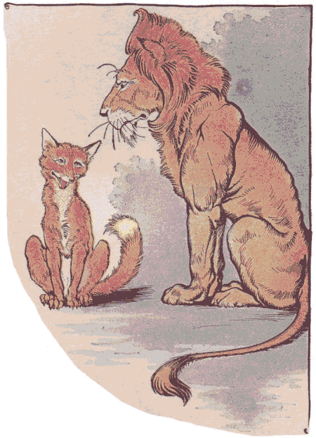 [Illustration] from Aesop for Children by Milo Winter