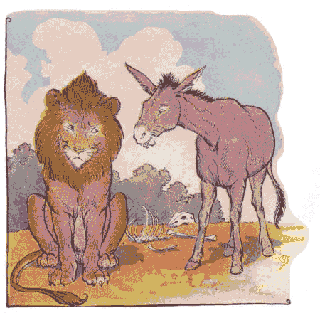 [Illustration] from Aesop for Children by Milo Winter