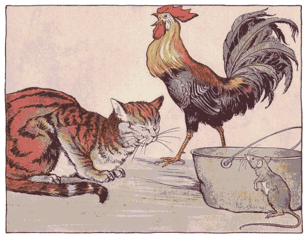 [Illustration] from Aesop for Children by Milo Winter