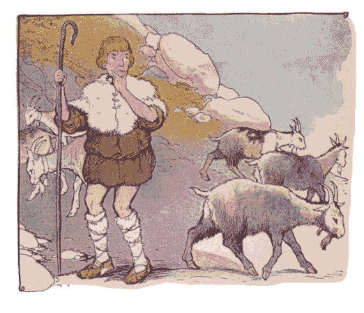 [Illustration] from Aesop for Children by Milo Winter