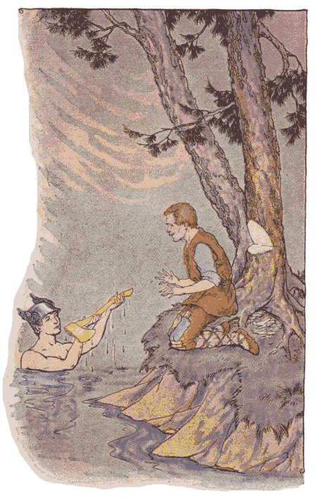 [Illustration] from Aesop for Children by Milo Winter