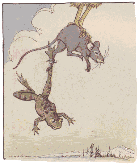 [Illustration] from Aesop for Children by Milo Winter