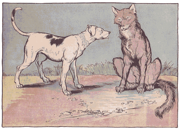 [Illustration] from Aesop for Children by Milo Winter