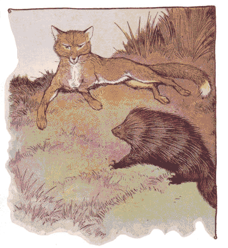 [Illustration] from Aesop for Children by Milo Winter