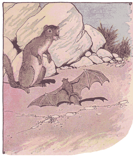 [Illustration] from Aesop for Children by Milo Winter