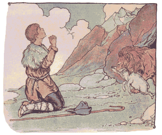 [Illustration] from Aesop for Children by Milo Winter