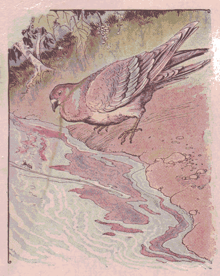 [Illustration] from Aesop for Children by Milo Winter