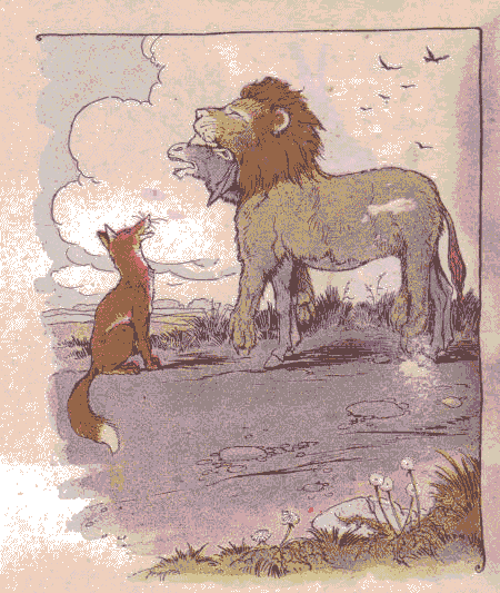 [Illustration] from Aesop for Children by Milo Winter