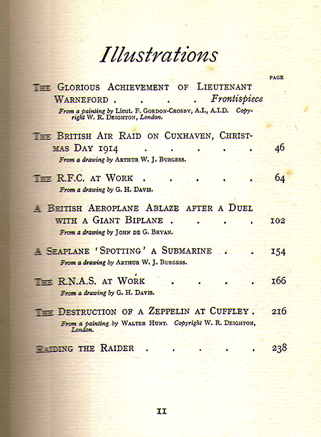 [Illustrations] from Deeds of British Airmen by Eric Wood