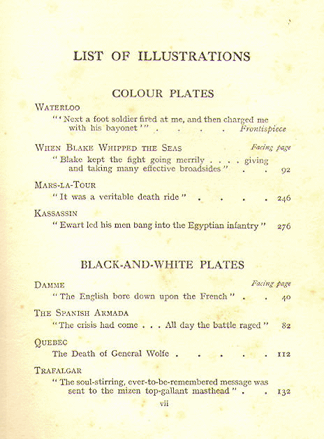 [Illustrations, Page 1 of 2] from Boy's Book of Battles by Eric Wood