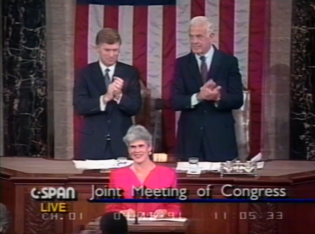 violeta chamorro nicaragua us congress 1991