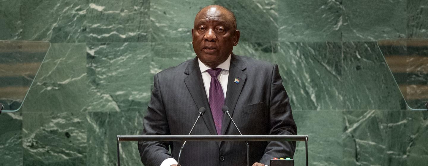 We have a duty to leave no one behind, South African President tells world leaders | UN News