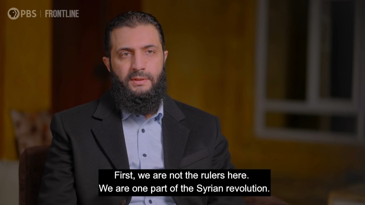 Abu Mohammad al-Jolani HTS Syria PBS