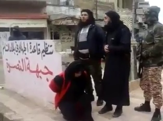 Al Qaeda Al Nusra Idlib execution woman adultery