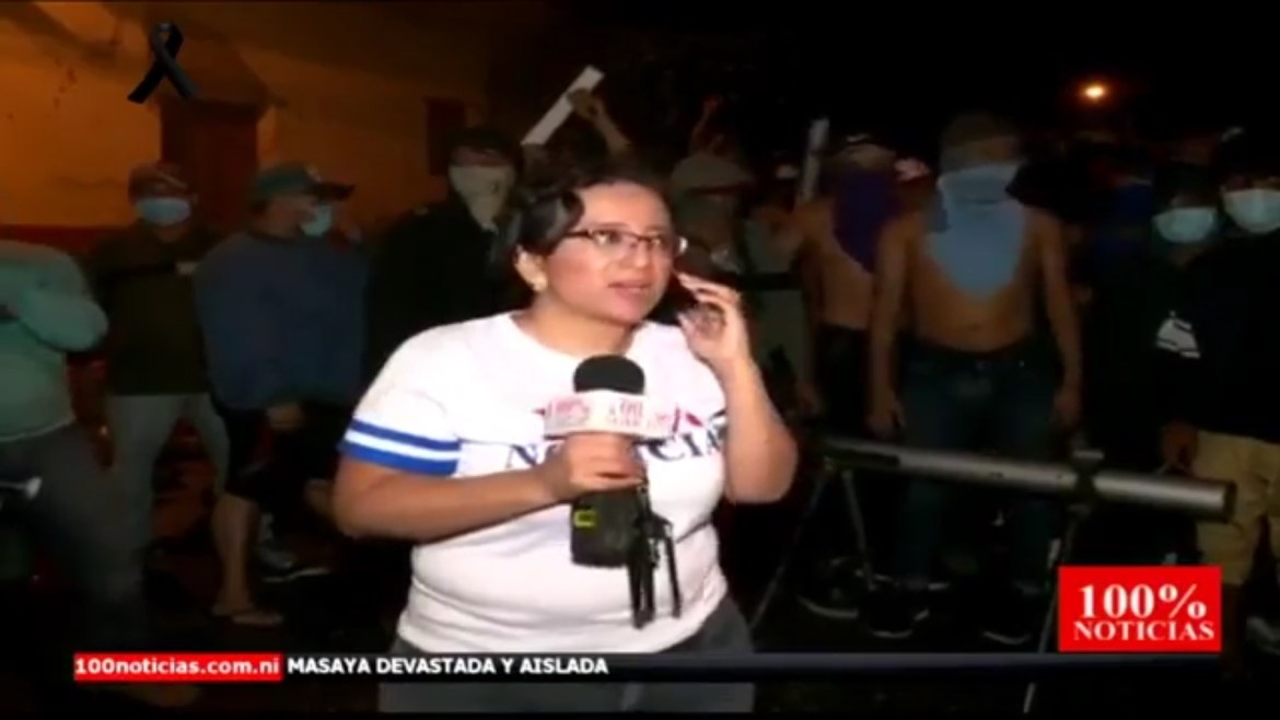 100 Noticias tranques Lucia Pineda coup USAID