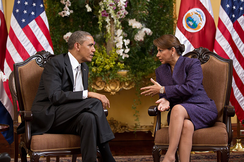 Laura Chinchilla Costa Rica Obama US