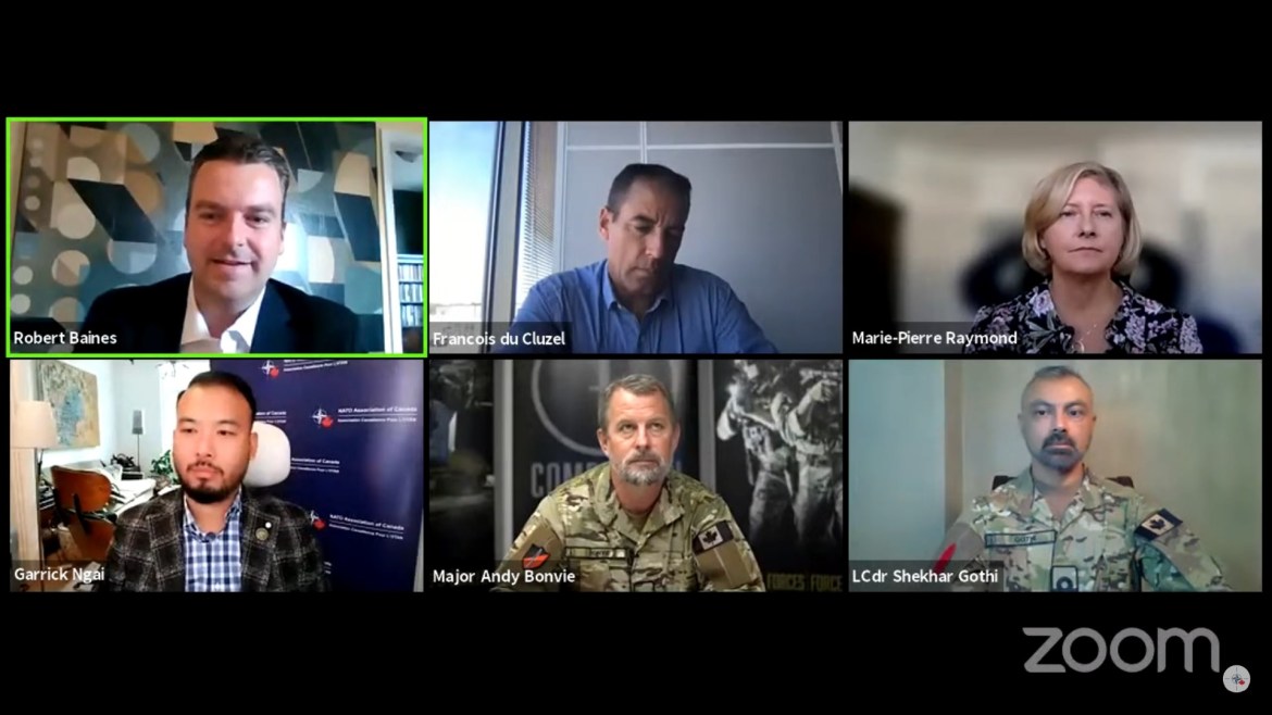 NATO cognitive warfare Canada panel