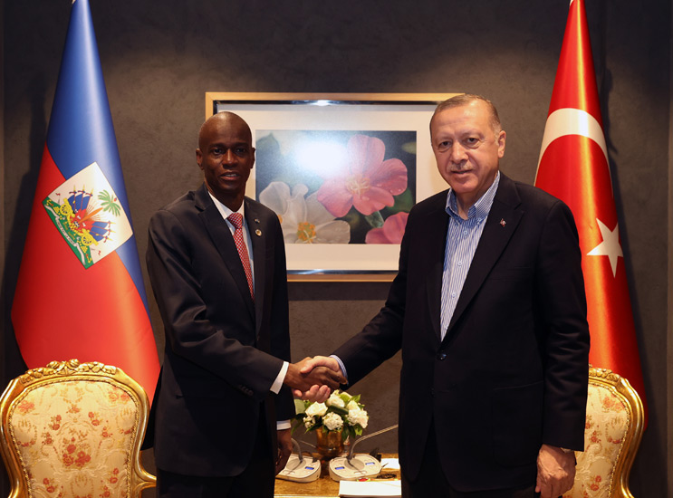 Presidency Of The Republic Of Turkey : President Erdoğan meets with President Moïse of Haiti