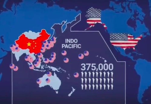 US Bases Encircling China
