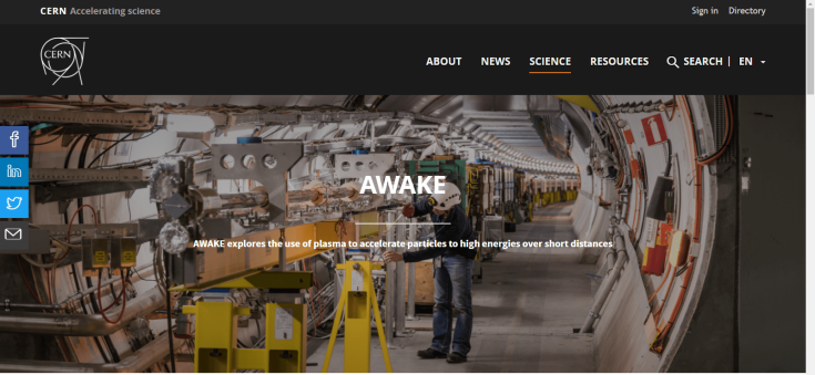 cern webpage