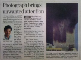 Satan in the Smoke stories in newspapers and magazines
