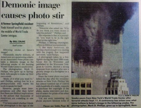 Satan in the Smoke stories in newspapers and magazines
