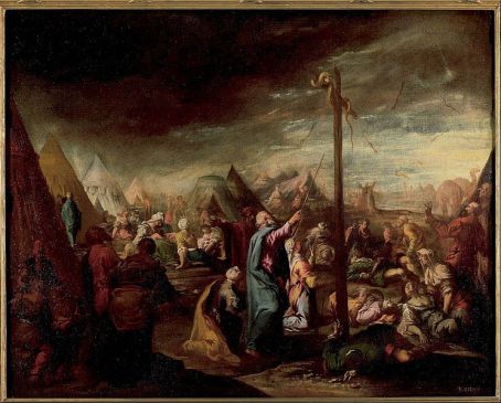 serpent on a pole