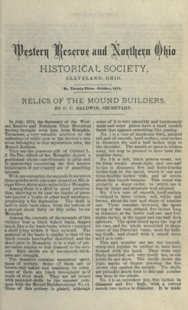 Mound Builders,Relics 1