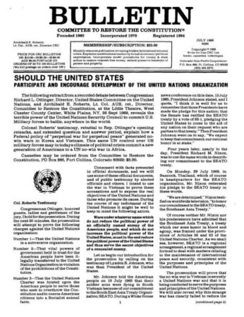 Collins,Communism 2,Eugenics,Foreign,Jesus 2,Nixon,Propaganda 2,Socialism 2,UNESCO,United Nations 1,World Government