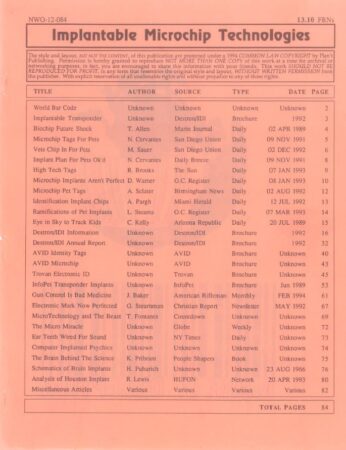 Antichrist,Ba’al,Clinton,Disney,El Dorado,Elemental,Hermeticism,Hollywood 1,Hypnosis,Inca,Jesus 1,Judaism 3,Microchip,Montreal,Prophecy 1,Psychiatry,Psychism 1,Quantum physics,Rockefeller,Science Fiction,Supernatural 1,Thor,Ufology,Vaccine