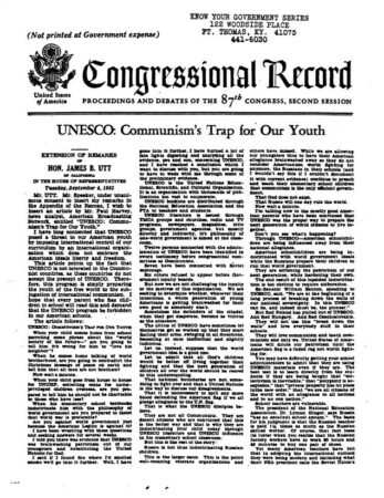 Brainwashing,Christmas 2,Communism 1,UNESCO,United Nations 2,World Government