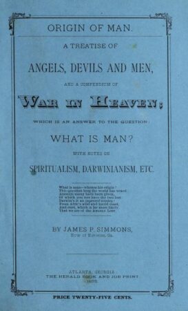 Adam and Eve,Catholic 1,Crucifixion 1,Darwinism,Dragon 1,Egypt 1,Fallen,Holy Spirit 1,Jehovah 1,Jesus 1,Judaism 3,Mysticism 2,New Testament 1,Old Testament 1,Papacy 1,Satanism 1,Spiritualism 1,The Devil 1