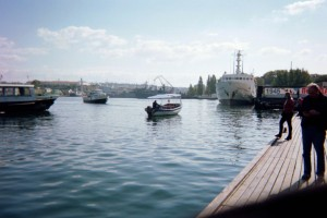Dock at Naval Base in Sevastopol, Crimea (Photo by Natylie S. Baldwin)