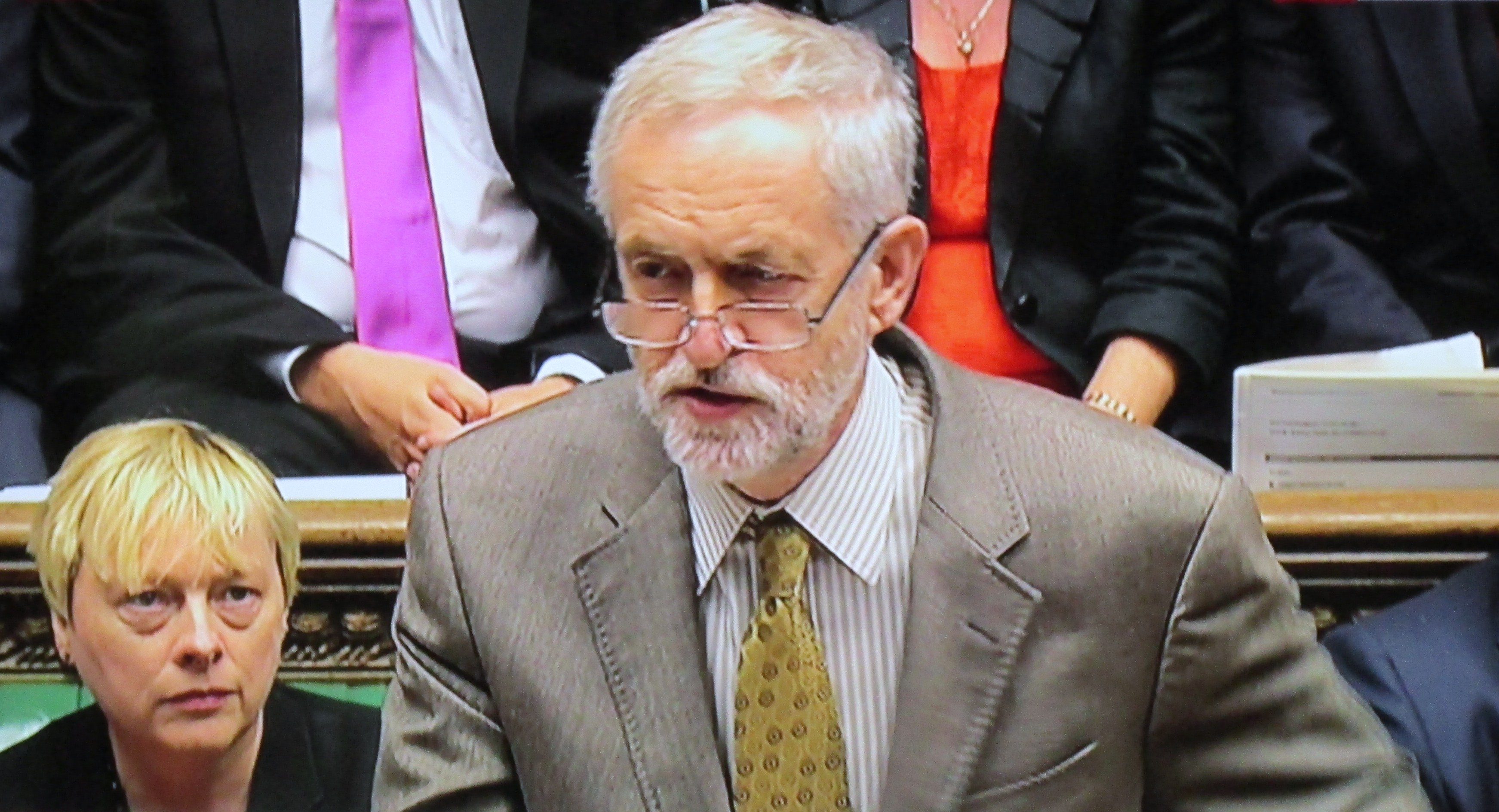 Corbyn: Under siege. (David Holt via Flickr)
