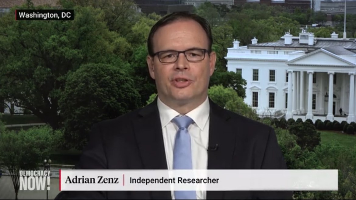 Adrian Zenz Uyghurs China Christian fundamentalist