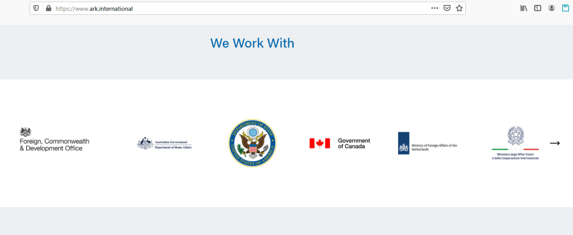 ARK contractor Syria UK US Australia Canada
