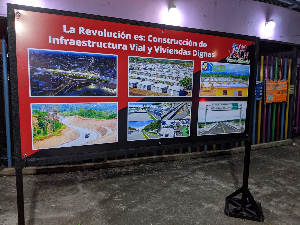 nicaragua sandinista vigilia infrastructure