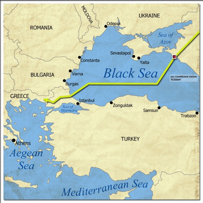 turkish stream map