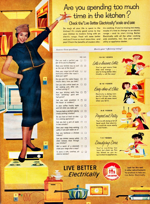 Vintage ad 1958 Live Better Electrically Vintage ad 1958 Live Better Electrically